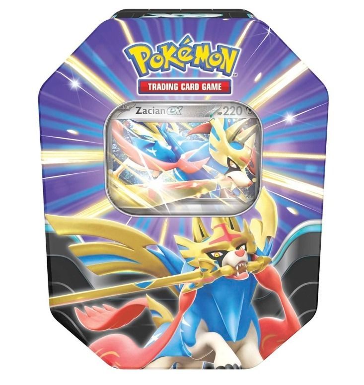 Pokémon Zacian EX Tin